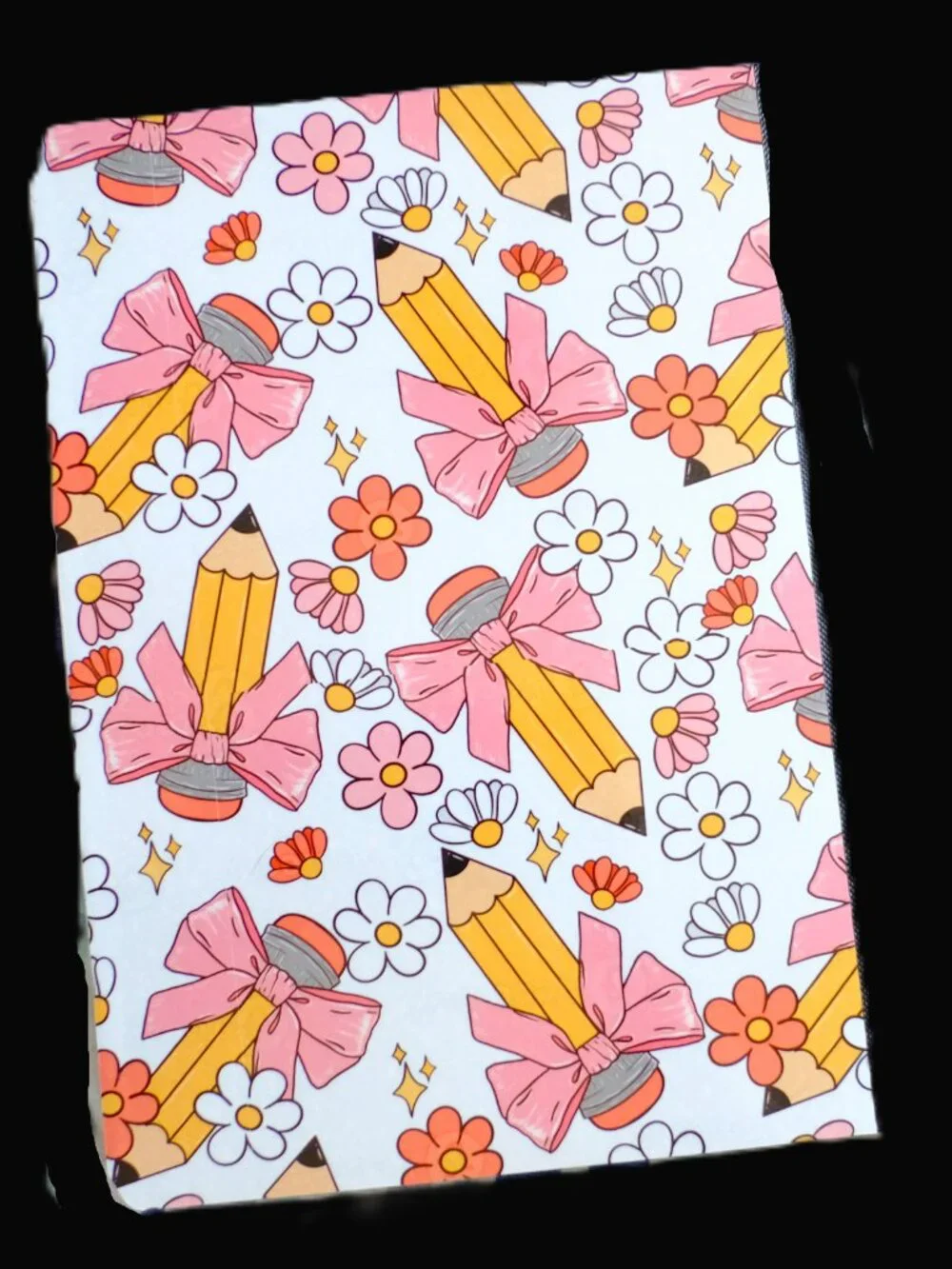 Custom Composition Book & Mini Notebook, Handmade, school, pencil, bows, pink